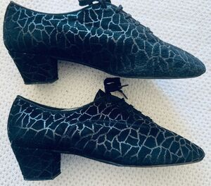 DANCE NATURALS Ballroom Shoe Cuban size 39 / 8 1/2 West Coast Swing Latin